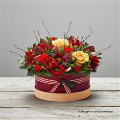 Burgundy Beauty Hatbox