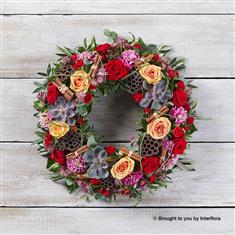 Christmas Sunrise Door Wreath