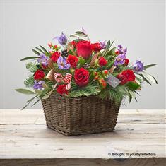 Cosy Crimson Basket