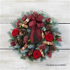 Rocking Rose Door Wreath