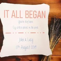It All Began Cushion 