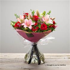 Strawberry Sweetheart Hand-tied